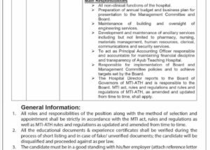 Medical Teaching Institution MTI Abbottabad Jobs January 2025