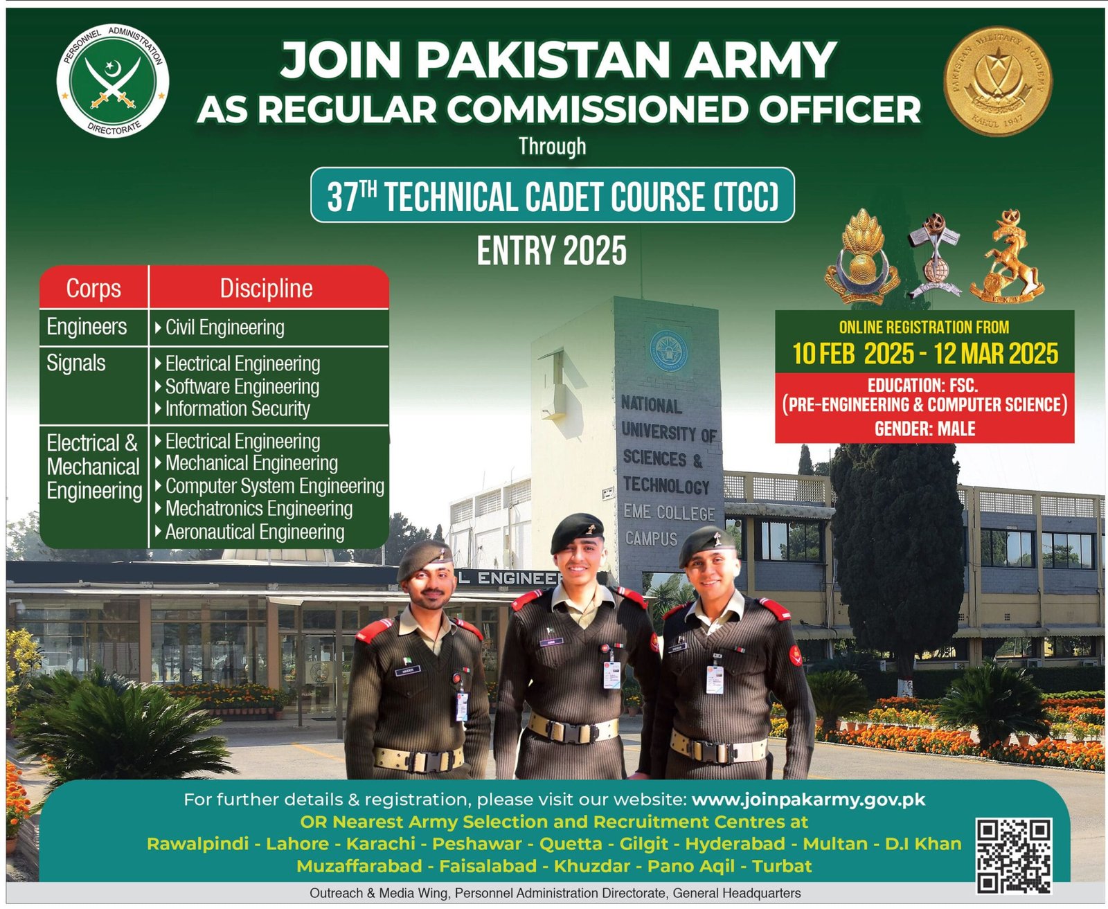 Pak Army as Commissioned officer Jobs 2025 | Joinpakarmy.gov.pk