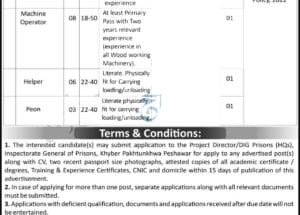 New Prison Department KPK Jobs 2025