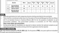 Latest Vacancies in KPPSC 2025 Ad No 2/2025