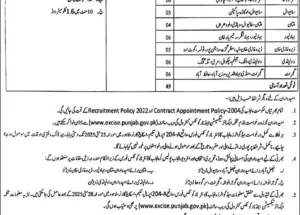 Excise Taxation & Narcotics Control Department Punjab Jobs 2025