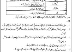 Latest Irrigation Department Job Vacancies 2025 in Punjab